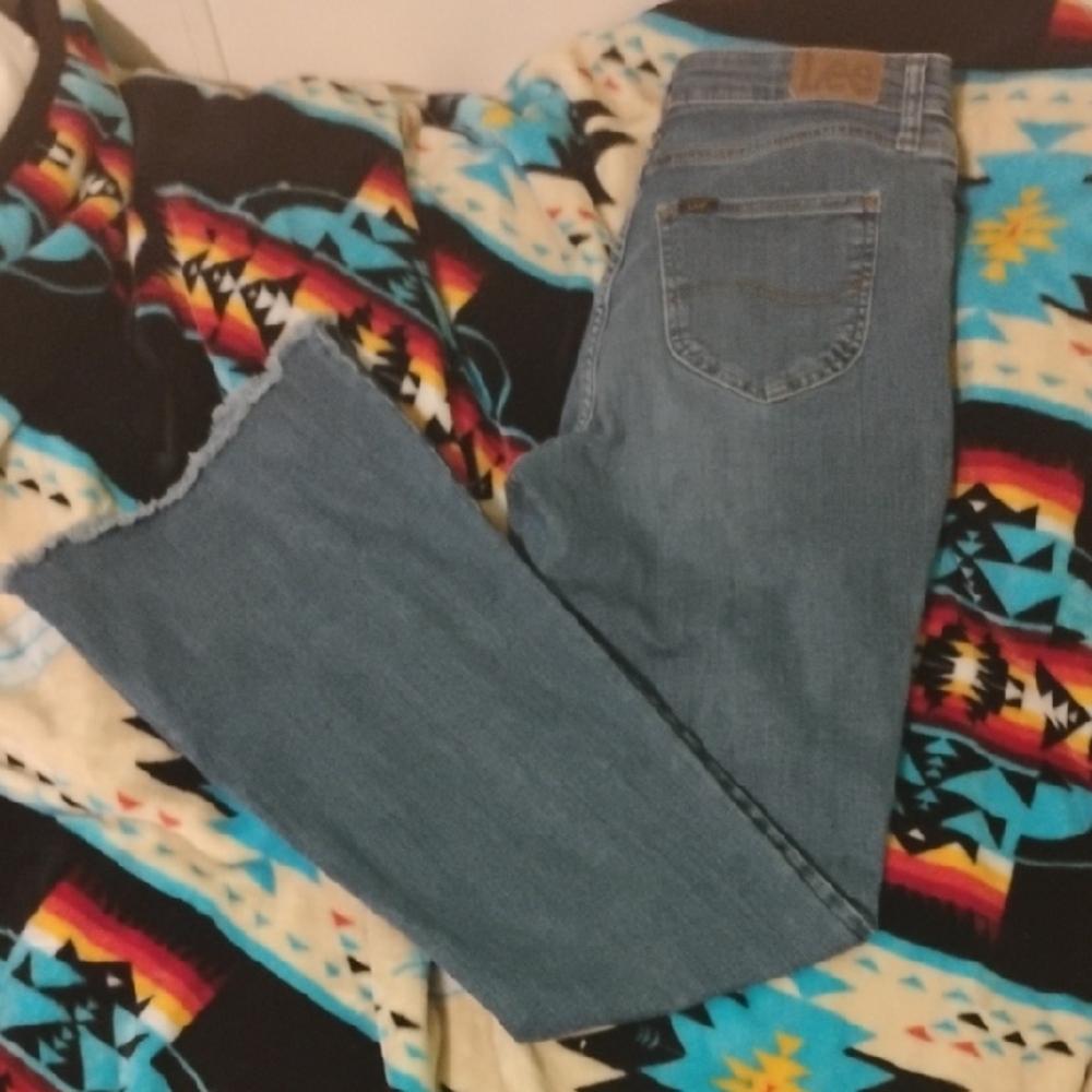 Lee Women's Light Blue Straight Leg Jeans